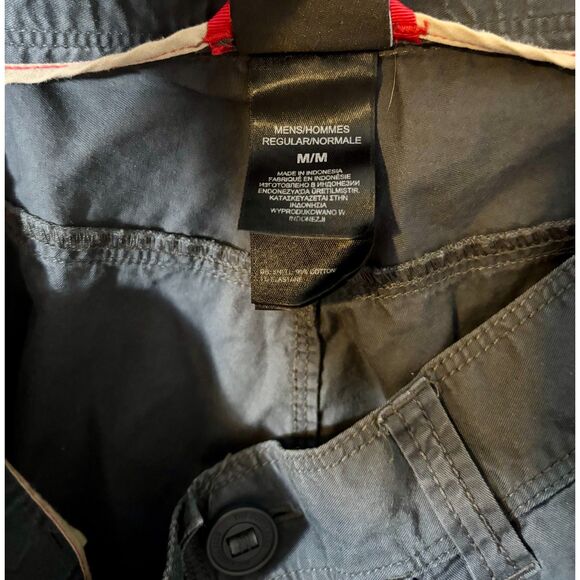 The North Face Men's Black Hiking Shorts Size M – Outdoor Trail Cargo - Picture 5 of 5